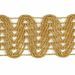 Picture of Agremano Braided Trim gold H. cm 3 (1,2 inch) Viscose Polyester Border Edge Trimming for liturgical Vestments