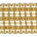 Imagen de Agreman Galón liserè oro clásico H. cm 6,5 (2,56 inch) Viscosa Poliéster Borde Ribete Pasamanería para Vestiduras litúrgicas 