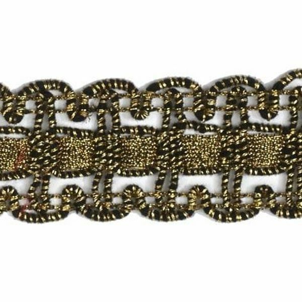 Picture of Antique gold liserè Agremano H. 2,5 cm (0,98 inch) viscose & polyester