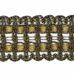 Picture of Agremano Braided Trim antique and classic gold liserè H. cm 4 (1,6 inch) Viscose Polyester Border Edge Trimming for liturgical Vestments