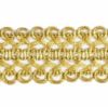 Imagen de Agreman litúrgico caracol oro H. 3 cm viscosa y poliéster