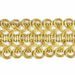 Picture of Agremano Braided Trim Classic gold spiral H. cm 3 (1,2 inch) Viscose Polyester Border Edge Trimming for liturgical Vestments