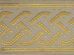 Immagine di Stolone Filo oro Mosaico H. cm 18 (7,1 inch) Poliestere Acetato Rosso Verde Viola Bianco Bianco/Rosa/Oro Antico Tessuto per Paramenti liturgici