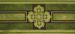 Immagine di Stolone quadrilobo H. cm 18 (7,1 inch) Poliestere Acetato Rosso Celeste Verde Viola Giallo Zecchino Bianco Bianco/Avana Avorio/Bordeaux Tessuto per Paramenti liturgici