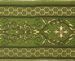 Immagine di Stolone Nido d'Ape H. cm 18 (7,1 inch) Poliestere Acetato Rosso Celeste Verde Viola Giallo Zecchino Bianco Bianco/Avana Tessuto per Paramenti liturgici