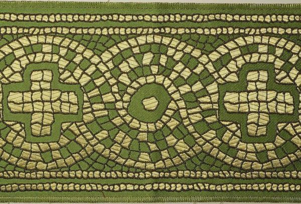 Immagine di Stolone per casula Croce Mosaico H. 18 cm