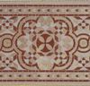 Immagine di Stolone per casula oro vitreo H. 18 cm bianco/avana