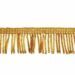 Immagine di Frangia Canuttiglia oro 300 Vermiglioni H. cm 3 (1,2 inch) filato metallico Viscosa Passamaneria per Paramenti Sacri 