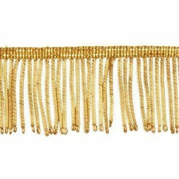 Picture of Gold metal bullion Fringe H. 5 cm (2,0 inch)