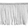 Picture of Long silver Fringe Trim H. 8 cm (3,1 inch)