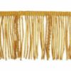 Immagine di Frange oro lunghe passamaneria canutiglia H. 8 cm
