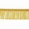 Picture of Twisted metallic gold Fringe Trim H. 3 cm (1,2 inch)