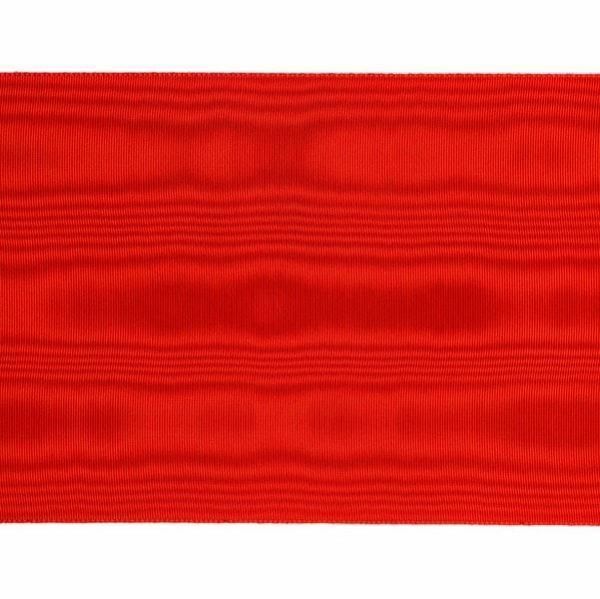Immagine di Nastro H. cm 15 (5,9 inch) pura Seta marezzata Paonazzo Nero Rosso Cardinalizio Bordura Bordatura Orlo Passamaneria per Paramenti Liturgici