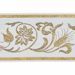Immagine di Bordo oro Foglie di Vite Spiga H. cm 10 (3,9 inch) misto Cotone Orlo Passamaneria per Paramenti Sacri 