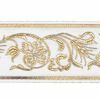 Immagine di Bordo oro Foglie di Vite Spiga H. 5 cm misto cotone per paramenti sacri 