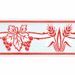 Immagine di Bordo Uva Spighe H. cm 5 (2,0 inch) misto Cotone Verde Avana Rosso Viola Orlo Passamaneria per Paramenti Sacri 