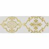 Imagen de Borde litúrgico oro Giotto H. 5 cm mezcla algodón para vestimenta 