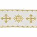 Picture of Trim Gold Crosses H. cm 5 (2,0 inch) Cotton blend Border Braid Passementerie for liturgical Vestments