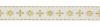 Picture of Gold vestment Trim Crosses H. 5 cm (2,0 inch) cotton blend 