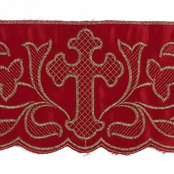 Picture of Ecclesiastical Lace Cross H. 12,5 cm (4,9 inch) polyester