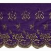 Immagine di Pizzo liturgico simbolo JHS Croce H. 27 cm cotone