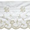 Immagine di Pizzo liturgico simbolo JHS Croce H. 27 cm cotone