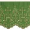 Immagine di Pizzo liturgico simbolo JHS crociato H. 14 cm cotone