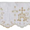 Immagine di Pizzo liturgico simbolo JHS crociato H. 14 cm cotone