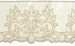 Picture of Lace Flower H. cm 15 (5,9 inch) Pure Polyester Red Ivory Lacework Edging for liturgical Vestments 