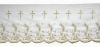 Immagine di Pizzo liturgico oro Vite Grano H. 27 cm cotone
