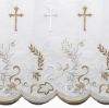 Immagine di Pizzo liturgico oro Vite Grano H. 27 cm cotone