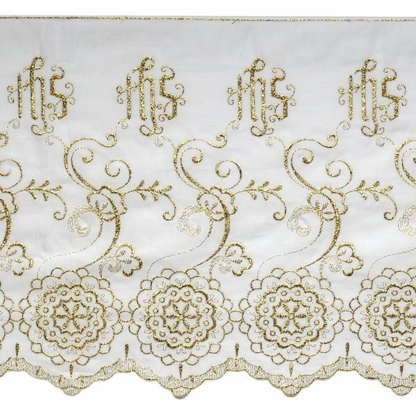 Immagine di Pizzo liturgico Rosone H. 27 cm cotone