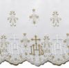 Picture of Liturgical Lace JHS symbol H. 27 cm (10,6 inch) pure cotton