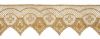 Imagen de Encaje macramè oro Arco Puntas para altar H. 8 cm viscosa