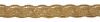 Picture of Gold Macramè Lace Leaf H. 4 cm (1,6 inch) viscose