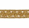 Picture of Gold Macramè Lace Leaf H. 1 cm (0,4 inch)