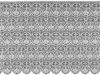 Picture of Large Macramè Altar Lace Cross Palm Tree H. 60 cm (23,6 inch) viscose