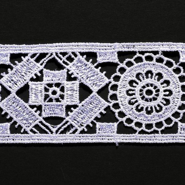 Picture of Macramè altar Lace Cross Rhomb H. 4 cm (1,6 inch) viscose