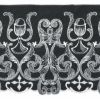 Immagine di Pizzo liturgico Tulle Croce Calice H. 25 cm bianco