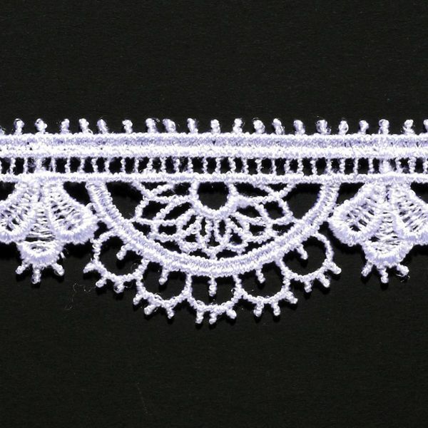 Immagine di Pizzo puntina macramè per tovaglia Chiesa H. 2,3 cm