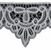 Immagine di Pizzo macramè Gerbera per tovaglia altare H. 16 cm