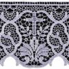 Picture of Macramè altar Lace Cross Palm Tree H. 12 cm (4,7 inch) viscose