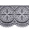 Imagen de Puntilla punto filet Rosetón para altar H. 10 cm viscosa