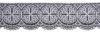 Imagen de Puntilla punto filet Rosetón para altar H. 10 cm viscosa