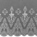 Imagen de Encaje Marquisette H. cm 70 (27,6 inch) Algodón puro Marfil Blanco Puntilla Bolillo Bordado para Vestiduras litúrgicas