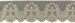 Picture of Marquisette Lace H. cm 25 (9,8 inch) Pure Cotton Ivory White Lacework Edging for liturgical Vestments 