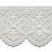 Picture of Crochet lace Marian embroidery H. cm 12 (4,7 inch) Viscose and Polyester Ivory White Lacework Edging for liturgical Vestments 