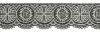 Picture of Filet Lace for altar cloths JHS symbol H. 10 cm (3,9 inch)