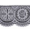 Picture of Filet Lace for altar cloths JHS symbol H. 10 cm (3,9 inch)