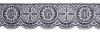 Picture of Filet Lace for altar cloths JHS symbol H. 10 cm (3,9 inch)